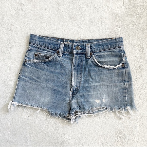 Levi's Pants - Levi’s orange tab distressed high rise shorts